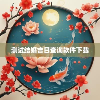 测试结婚吉日查询软件下载