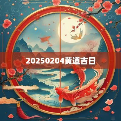 20250204黄道吉日
