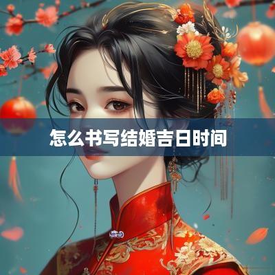 怎么书写结婚吉日时间