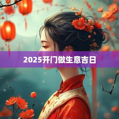 2025开门做生意吉日
