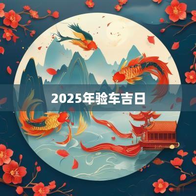 2025年验车吉日