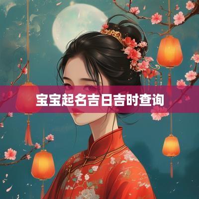 宝宝起名吉日吉时查询