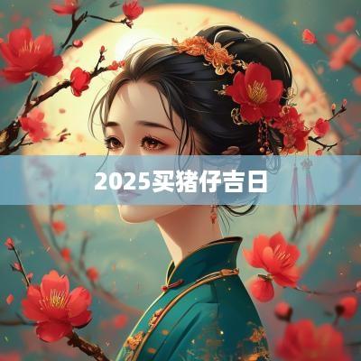 2025买猪仔吉日