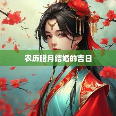 农历腊月结婚的吉日