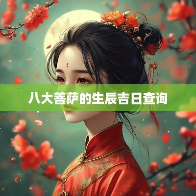 八大菩萨的生辰吉日查询
