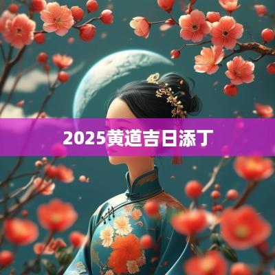 2025黄道吉日添丁