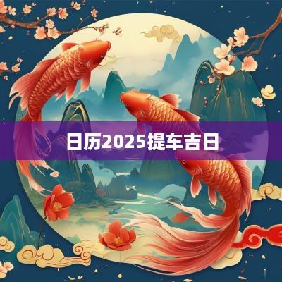 日历2025提车吉日