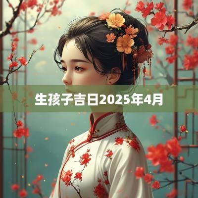 生孩子吉日2025年4月