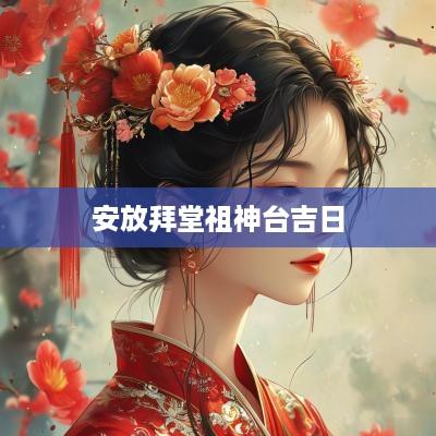 安放拜堂祖神台吉日