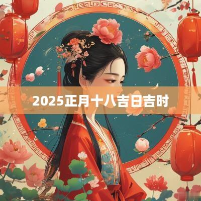2025正月十八吉日吉时