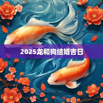 2025龙和狗结婚吉日