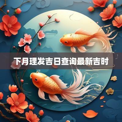 下月理发吉日查询最新吉时