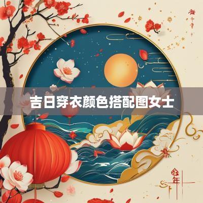 吉日穿衣颜色搭配图女士