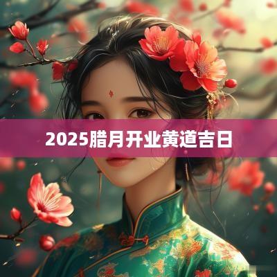 2025腊月开业黄道吉日