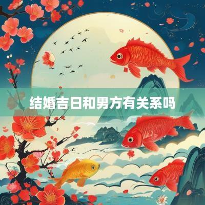 结婚吉日和男方有关系吗 结婚吉日和男方有关系吗