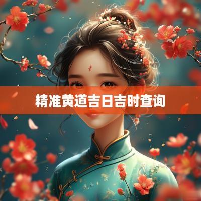 精准黄道吉日吉时查询
