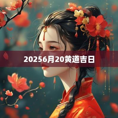 20256月20黄道吉日