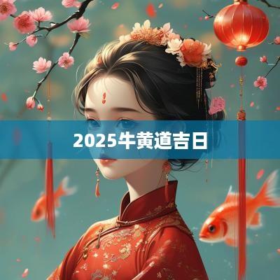 2025牛黄道吉日