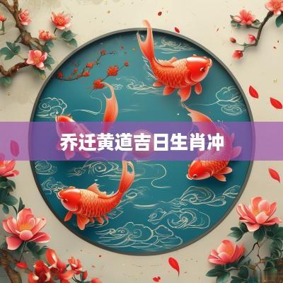 乔迁黄道吉日生肖冲