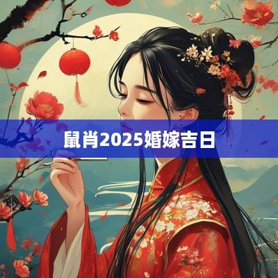 鼠肖2025婚嫁吉日