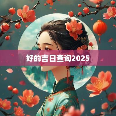 好的吉日查询2025