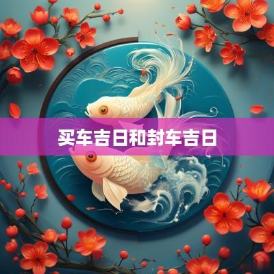 买车吉日和封车吉日