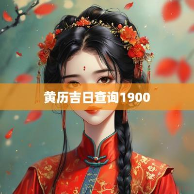 黄历吉日查询1900