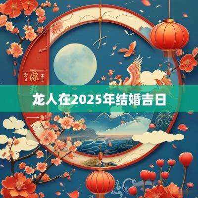 龙人在2025年结婚吉日