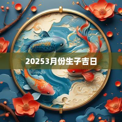 20253月份生子吉日