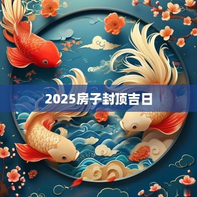 2025房子封顶吉日