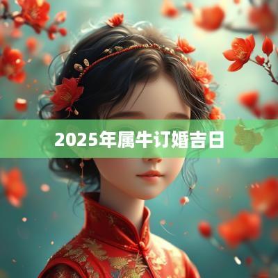 2025年属牛订婚吉日