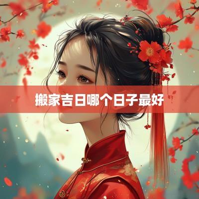 搬家吉日哪个日子最好