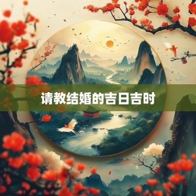 请教结婚的吉日吉时