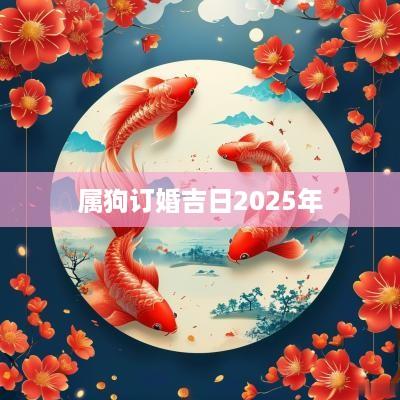 属狗订婚吉日2025年
