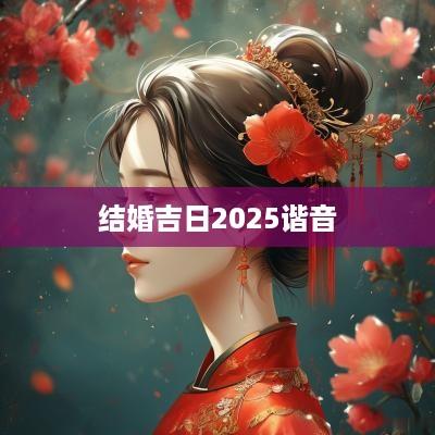 结婚吉日2025谐音