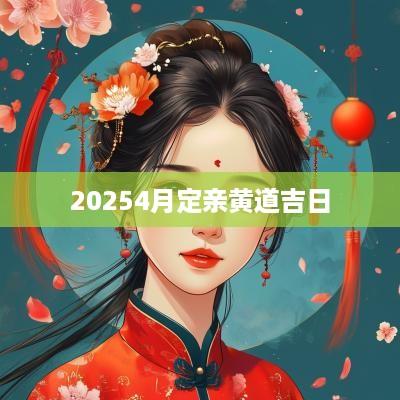 20254月定亲黄道吉日