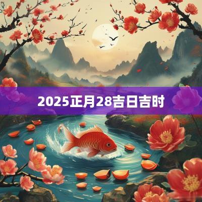 2025正月28吉日吉时