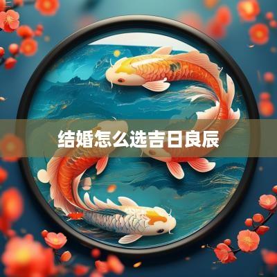 结婚怎么选吉日良辰