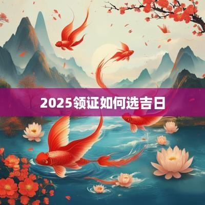 2025领证如何选吉日