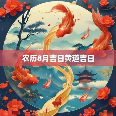 农历8月吉日黄道吉日