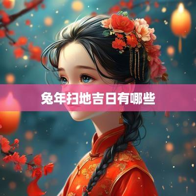 蛇年扫地吉日有哪些