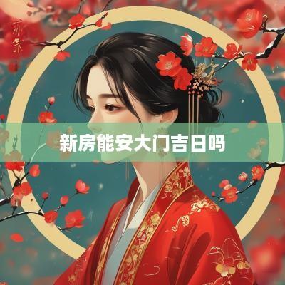 新房能安大门吉日吗