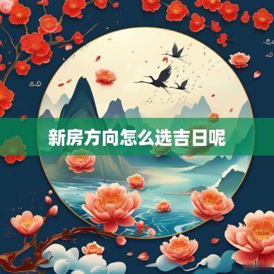 新房方向怎么选吉日呢