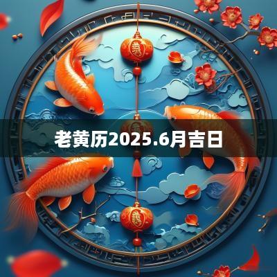 老黄历2025.6月吉日