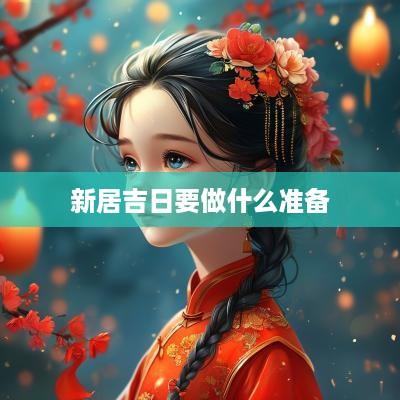 新居吉日要做什么准备