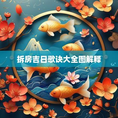 拆房吉日歌诀大全图解释