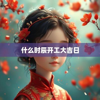 什么时辰开工大吉日