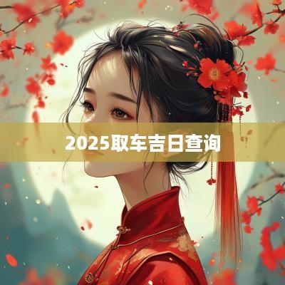 2025取车吉日查询