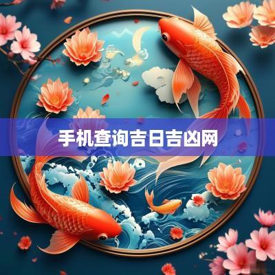 手机查询吉日吉凶网