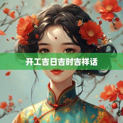 开工吉日吉时吉祥话